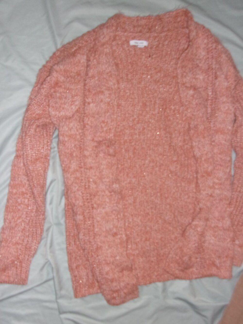 size extra small womens top sweater shirt knit cover up coat long soft